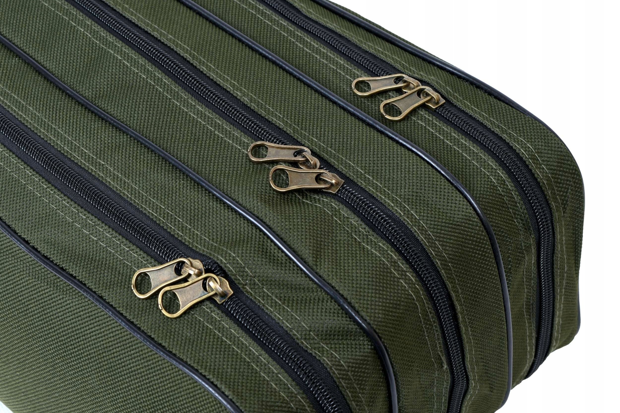 FISHING COVER FISHING ROD BAG 3 CHAMBERS REINFORCED SOLID SEAMS 160 cm Product weight with unit packaging 1.5 kg