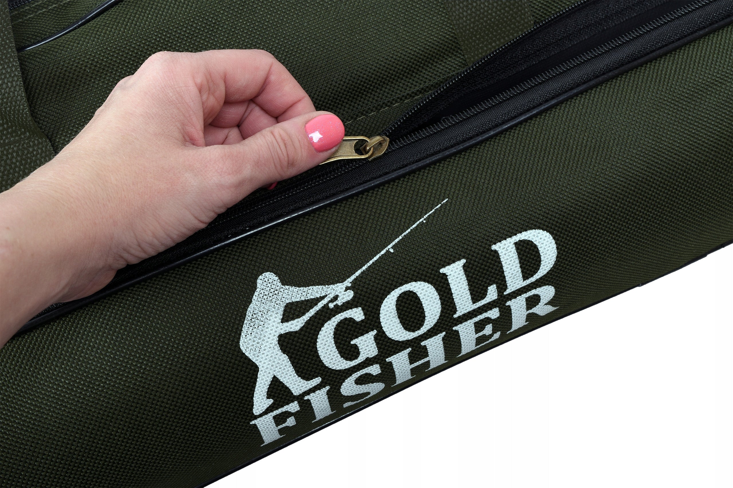 FISHING COVER ROD BAG 3 COMPARTMENTS 140CM GIFT FOR GRANDFATHER DAD Kind fishing rod cover