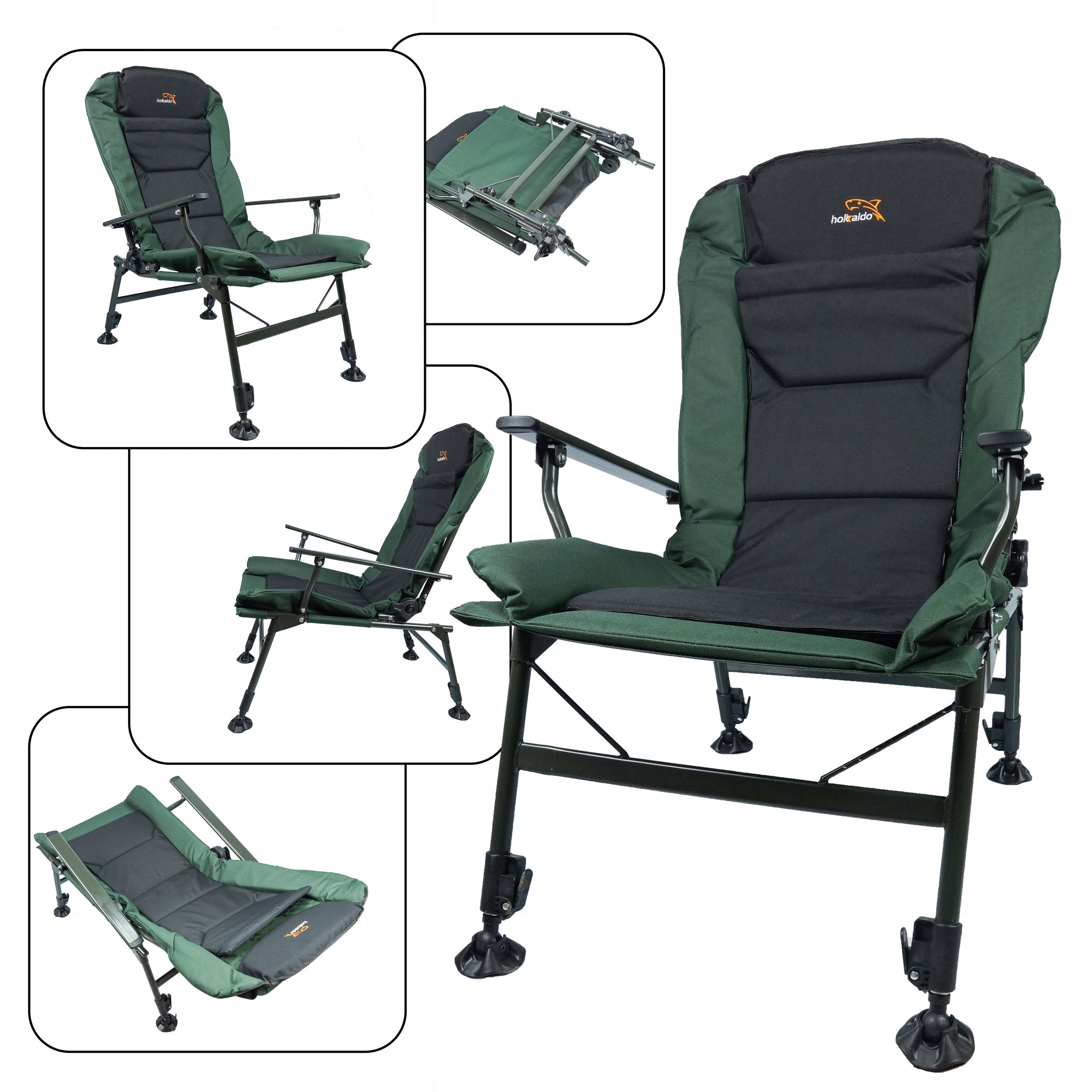 FISHING Chair FOLDING Hiking CAMPING Highchair Strong Packaging status original