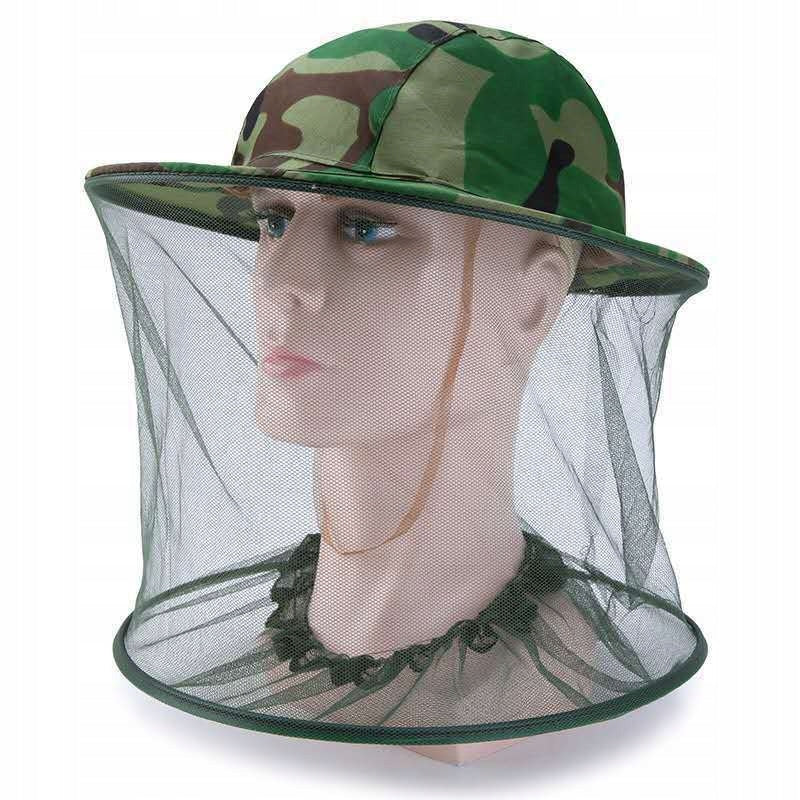 FISHING HAT WITH A MOSQUITO NET FOR MOSQUITO INSECTS FOR THE FOREST PROTECTIVE NET