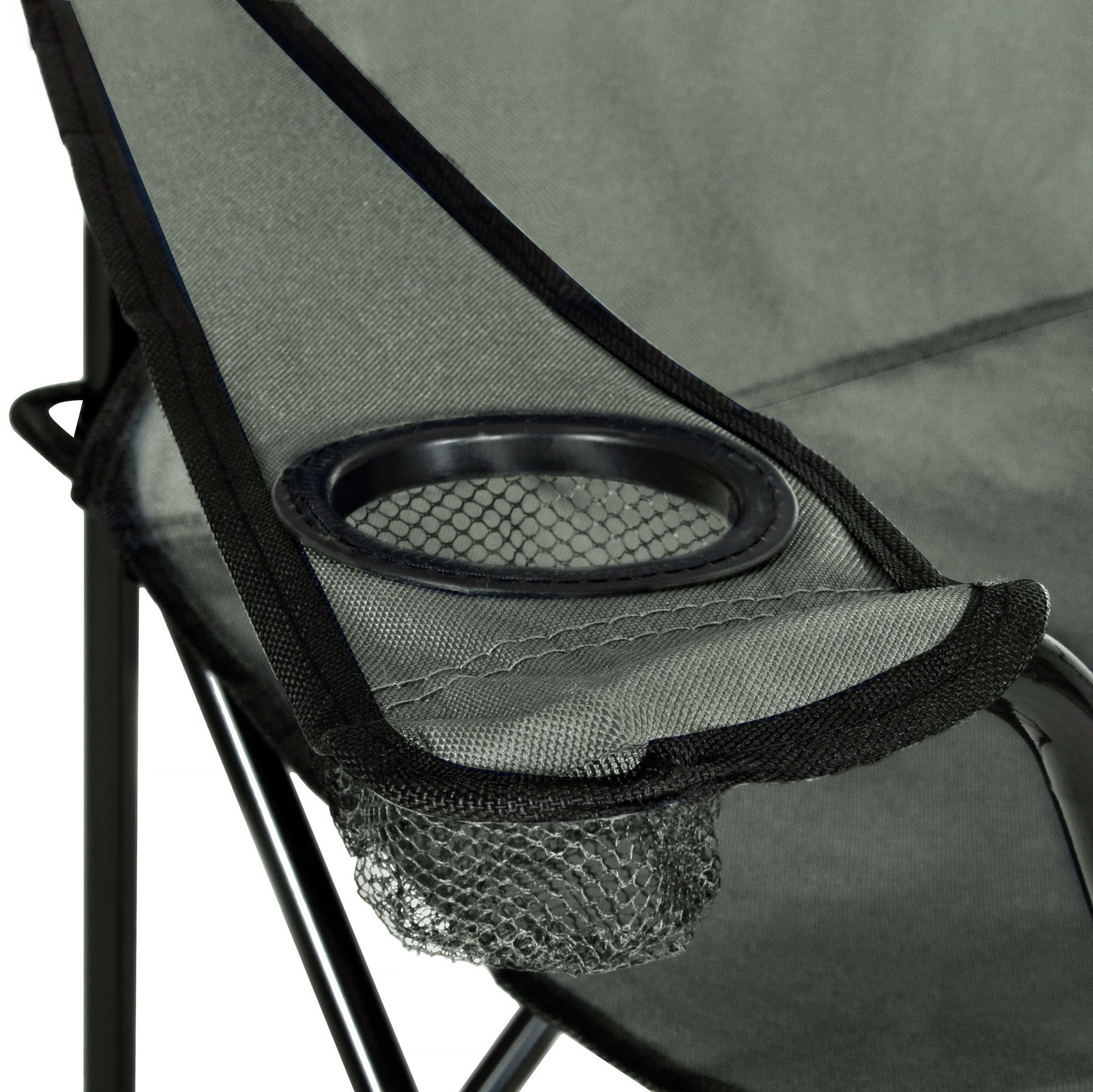 FISHING HIKING CHAIR FOLDING LARGE ARMCHAIR XXL CAMPING CHAIR Brand Springos