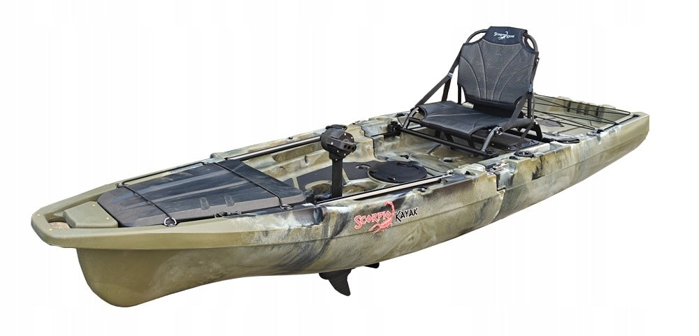 FISHING KAYAK MODULAR FOLDING WITH FOOT DRIVE PEDAL FISH MODULAR 3.0 Brand Scorpio Kayak