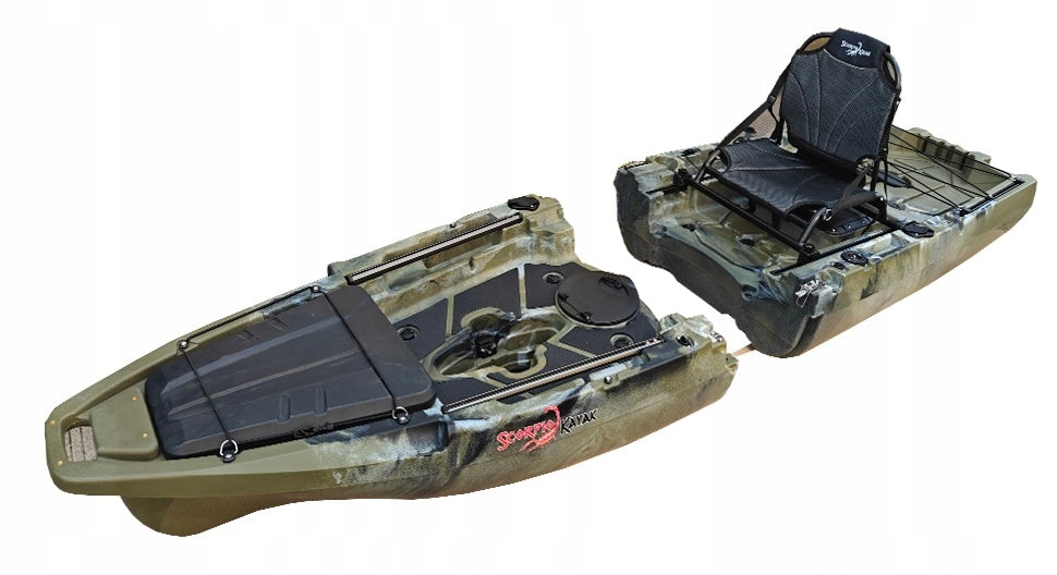 FISHING KAYAK MODULAR FOLDING WITH FOOT DRIVE PEDAL FISH MODULAR 3.0 Number of seats 1