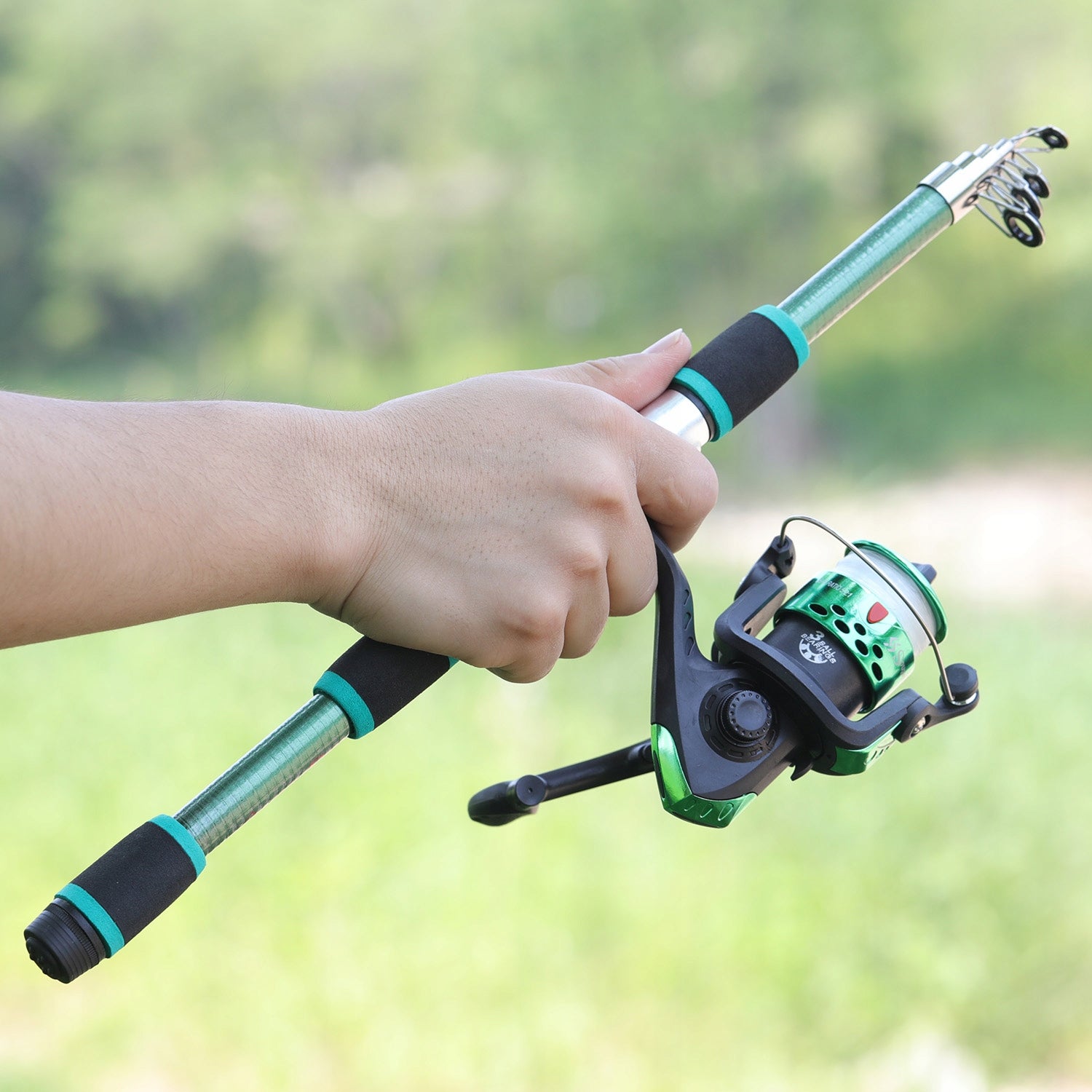 FISHING ROD 1.8m SET BAIT REEL FOR KIDS EAN (GTIN) 5905369288937