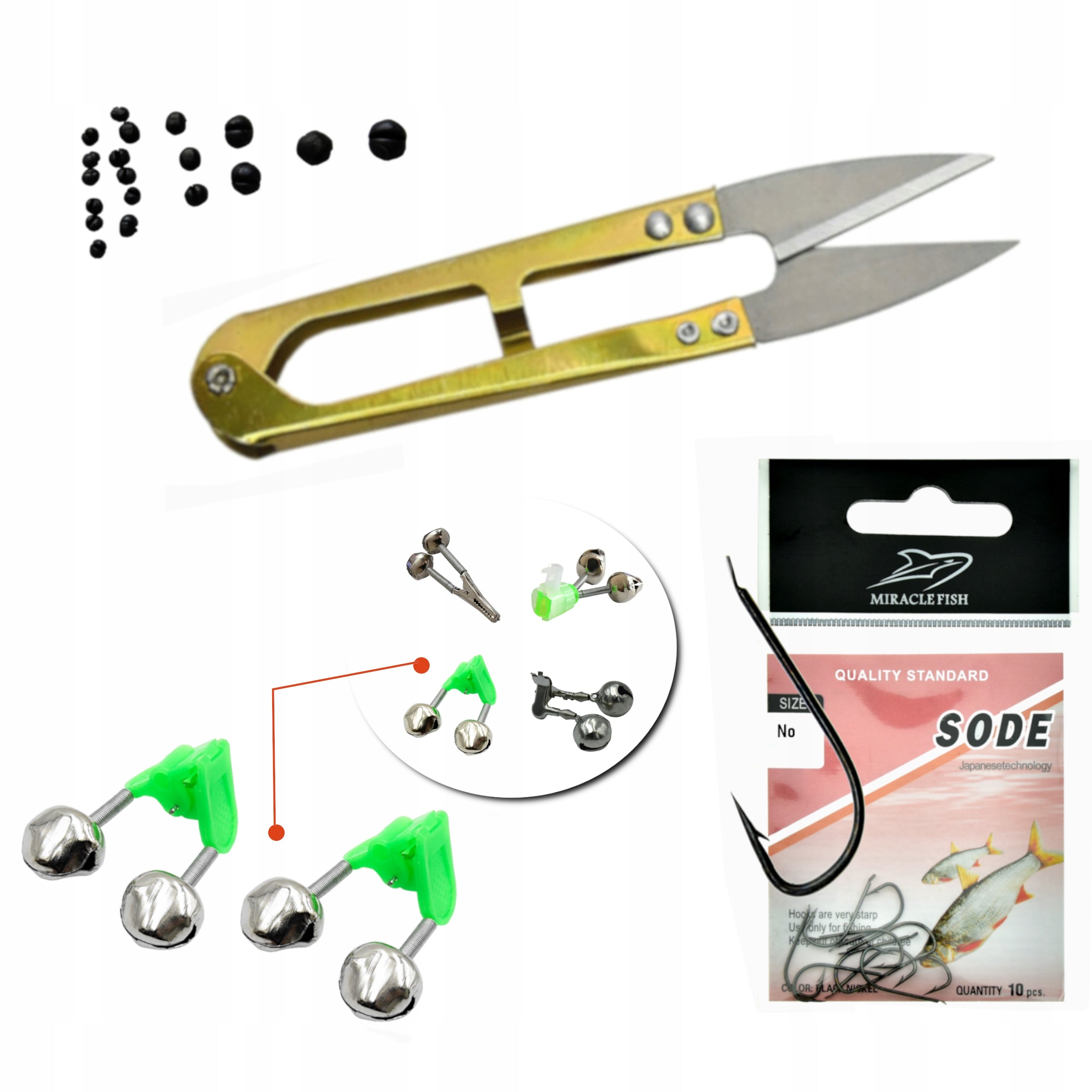 FISHING SET 2 x Fishing Rod 2 x Reel BAG Number of items in the set 43