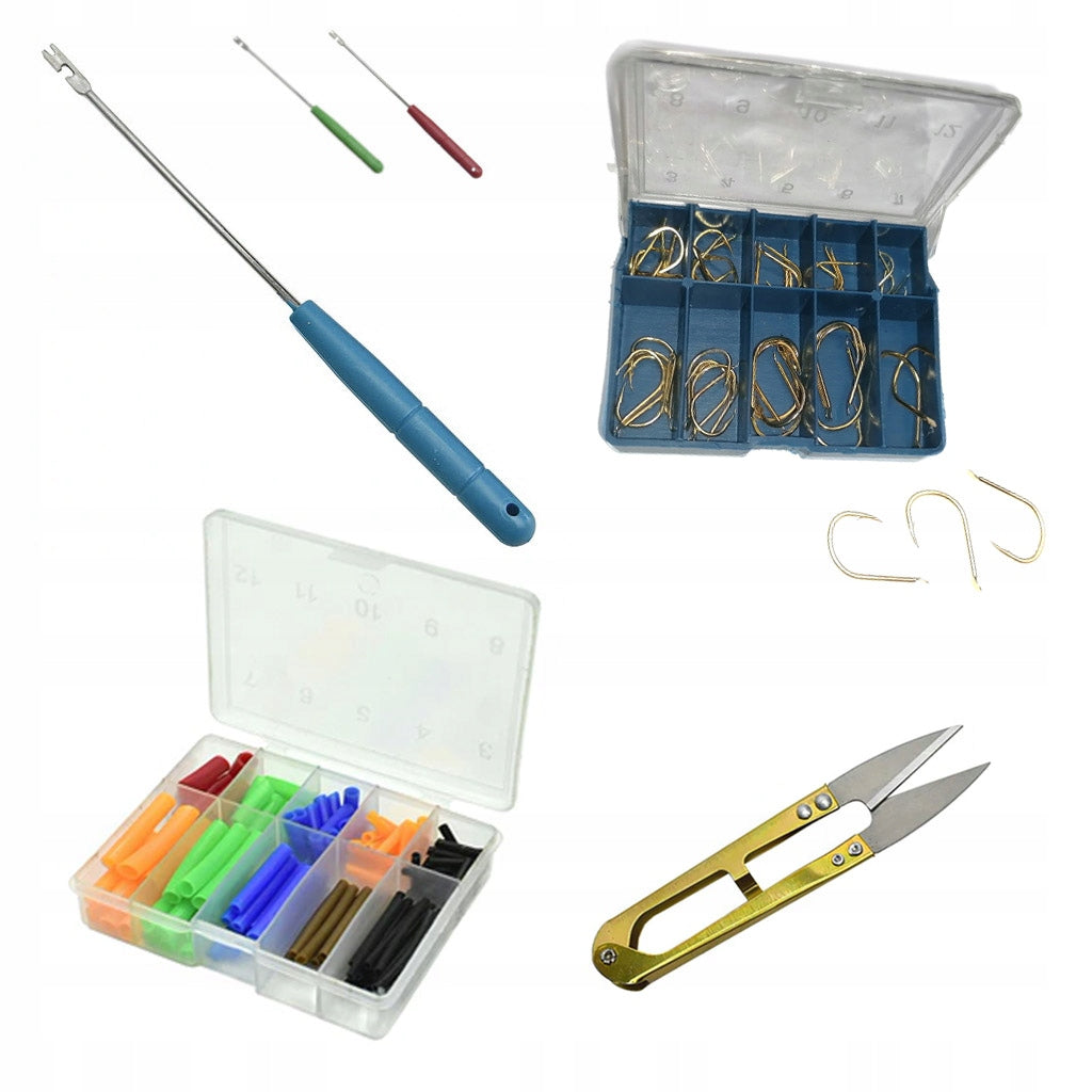 FISHING SET 2x Fishing Rod 2x Reel Cover Transport length 80 cm