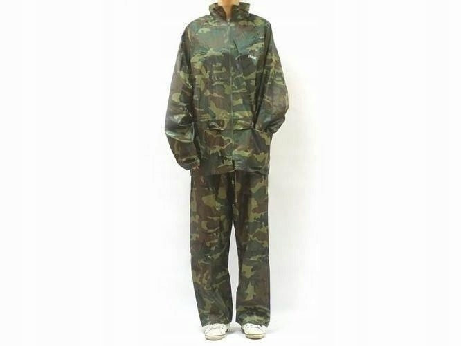 FISHING SET AGAINST RAIN JAXON CAMO L Color green