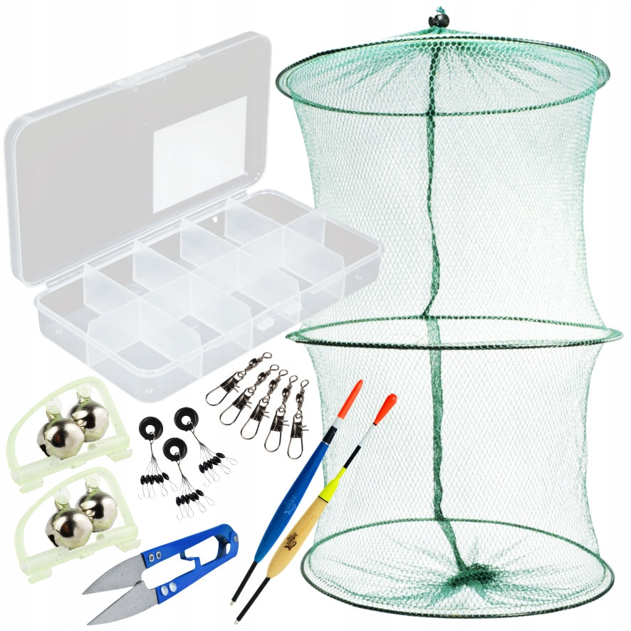 FISHING SET FLOAT GROUND 2,7M FISHING ROD 25 PCS ACCESSORIES ALL HOKKAIDO Rod material composite