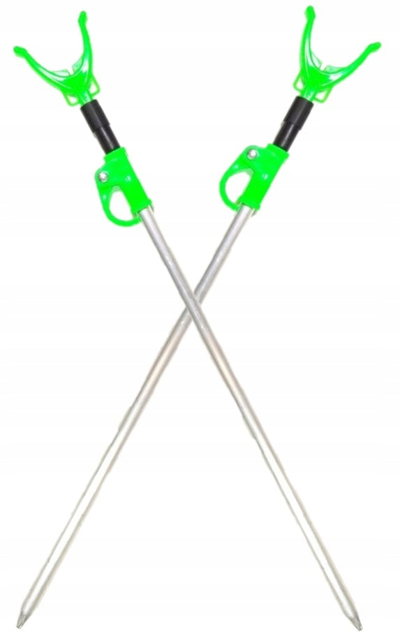 FISHING SET READY FOR FISH LANDING NET FISHING ROD X2 REEL X2 COVER Total length 90 cm