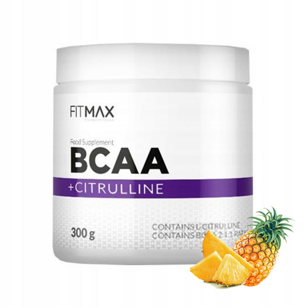FITMAX BCAA + CITRULLINE 300G PINEAPPLE AMINO ACIDS CITRULLINE REGENERATION