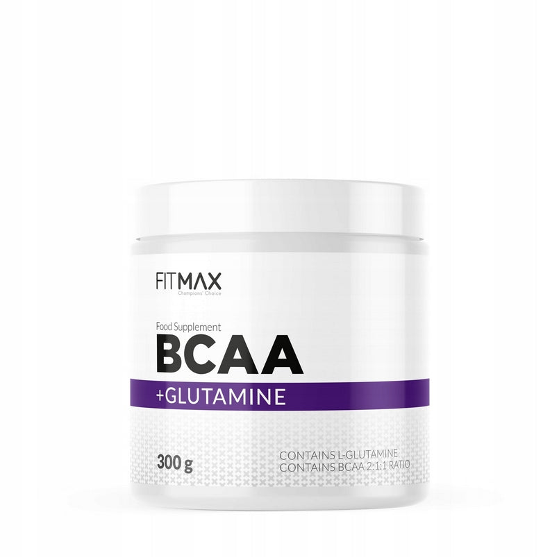 FITMAX BCAA+GLUTAMINE 300G AMINO ACIDS ANTI-CATABOLIC PINEAPPLE