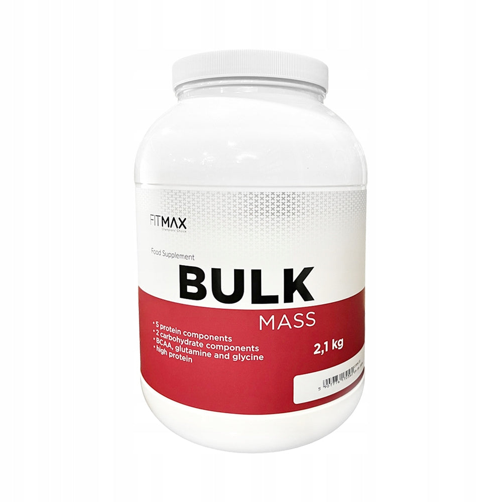 FITMAX BULK MASS 2100G MASS WHEY PROTEIN UP TO 46% PROTEIN WPC CAKE