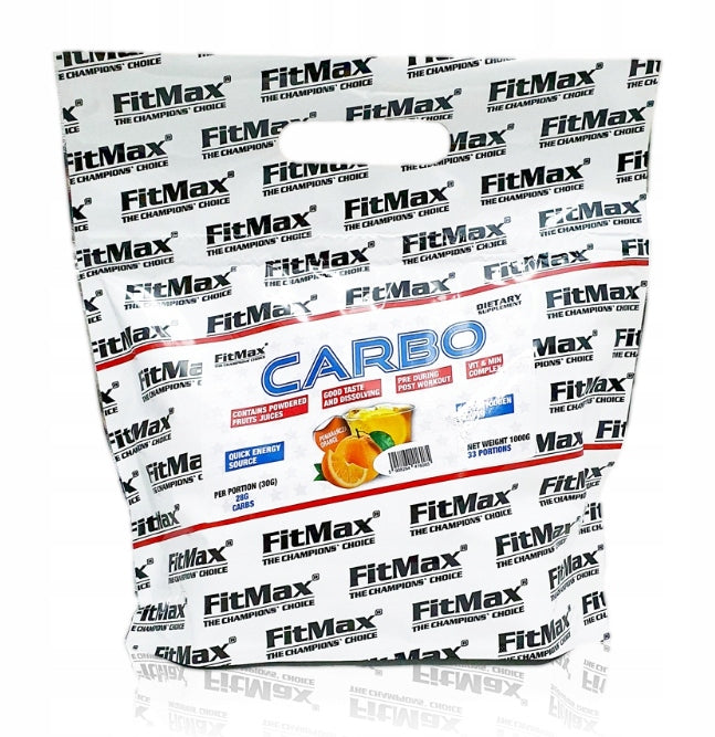 FITMAX CARBO 3000G ORANGE CARBOHYDRATES VITAMINS MINERALS ENERGY