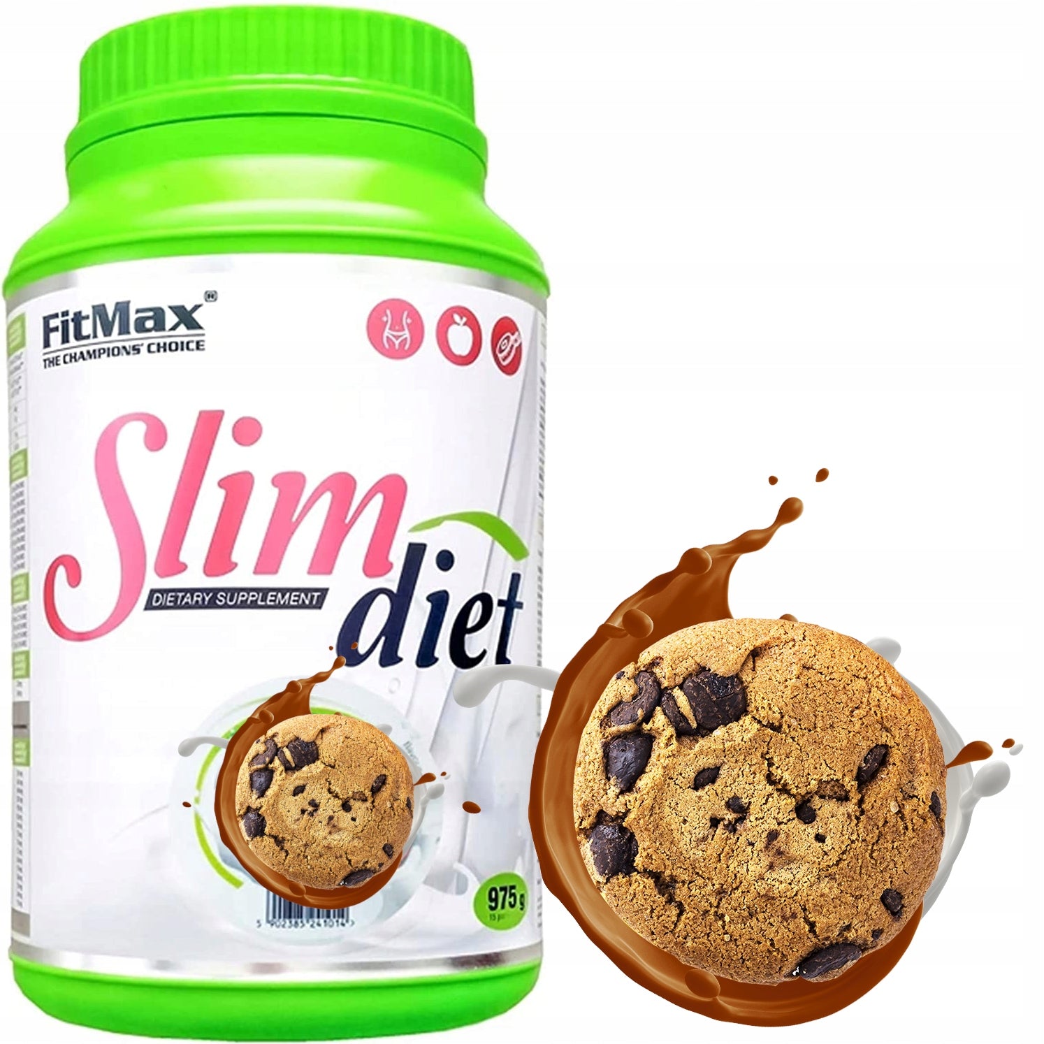FITMAX SLIM DIET 975g | slimming cocktail TASTE: COOKIE Manufacturer code S-171