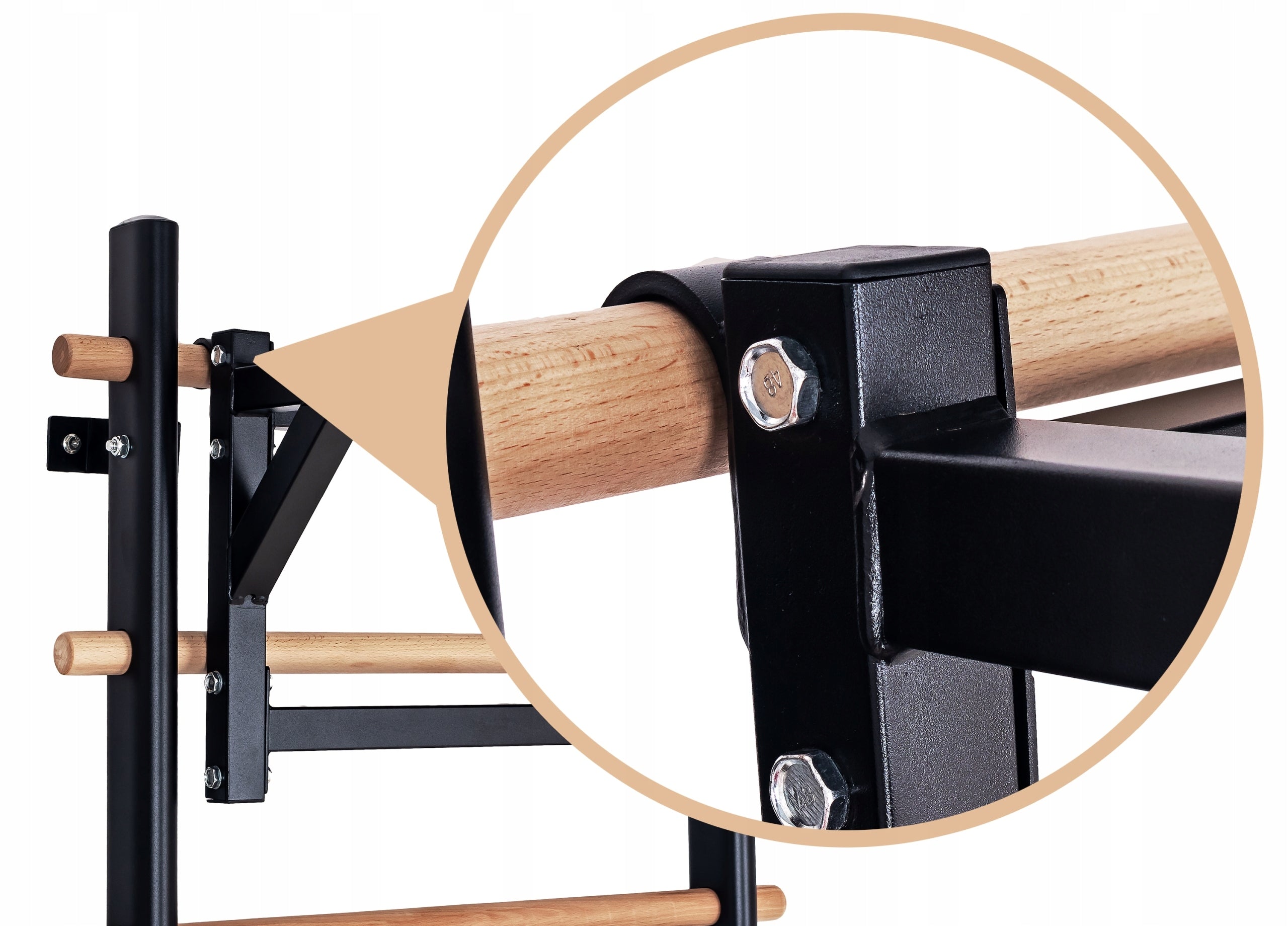 FITNESS Gymnastic TRAINING LADDER for REHABILITATION exercises + BAR Brand Sapphire
