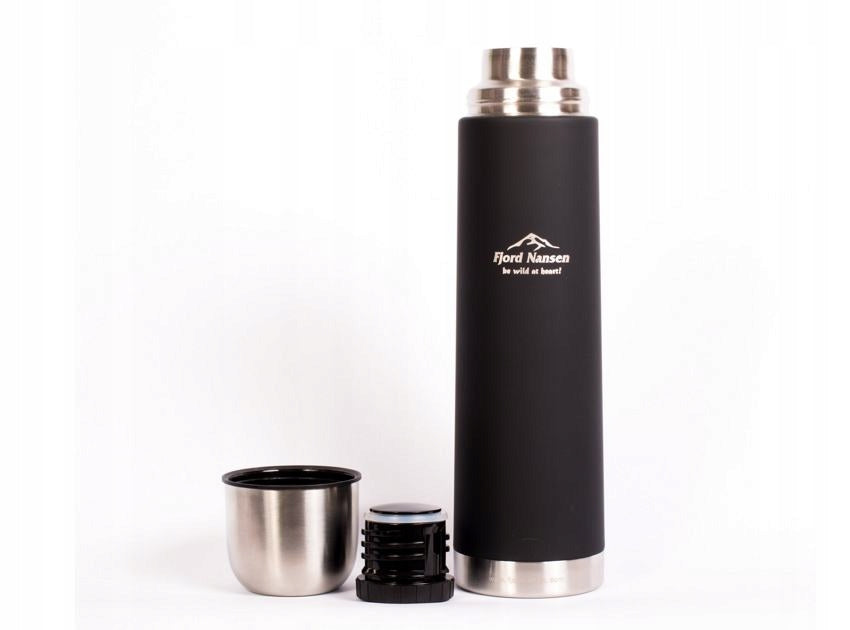 FJORD NANSEN STEEL THERMOS HONER capacity 0,5L Color black