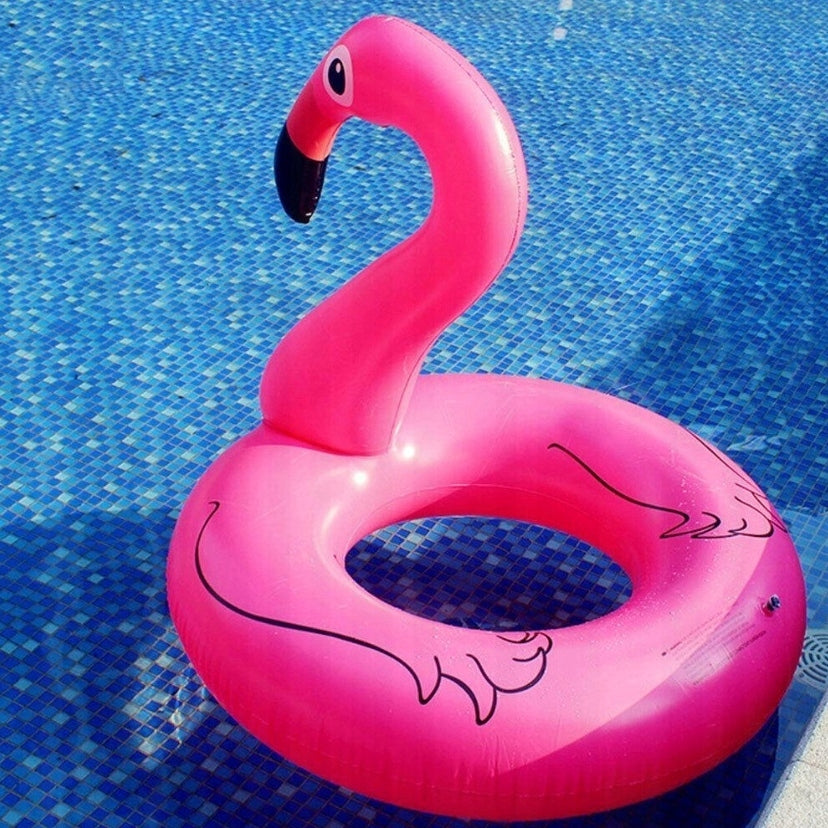 FLAMINGO INFLATABLE B. LARGE MATTRESS FOR SWIMMING 120cm HOLIDAY CHILDREN BEACH Brand no brand