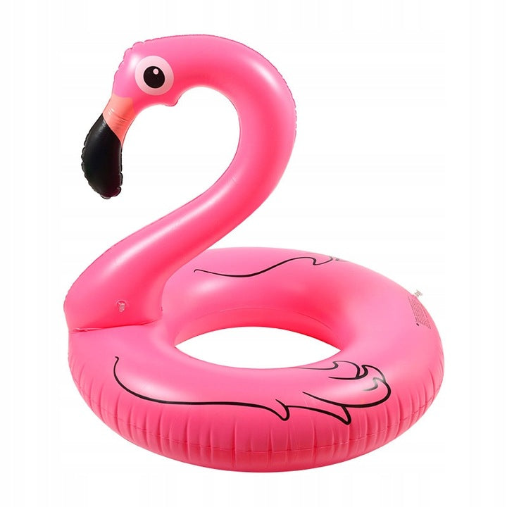FLAMINGO INFLATABLE WHEEL FOR LAKE POOL 120CM PINK POOL FOR WATER Gender woman