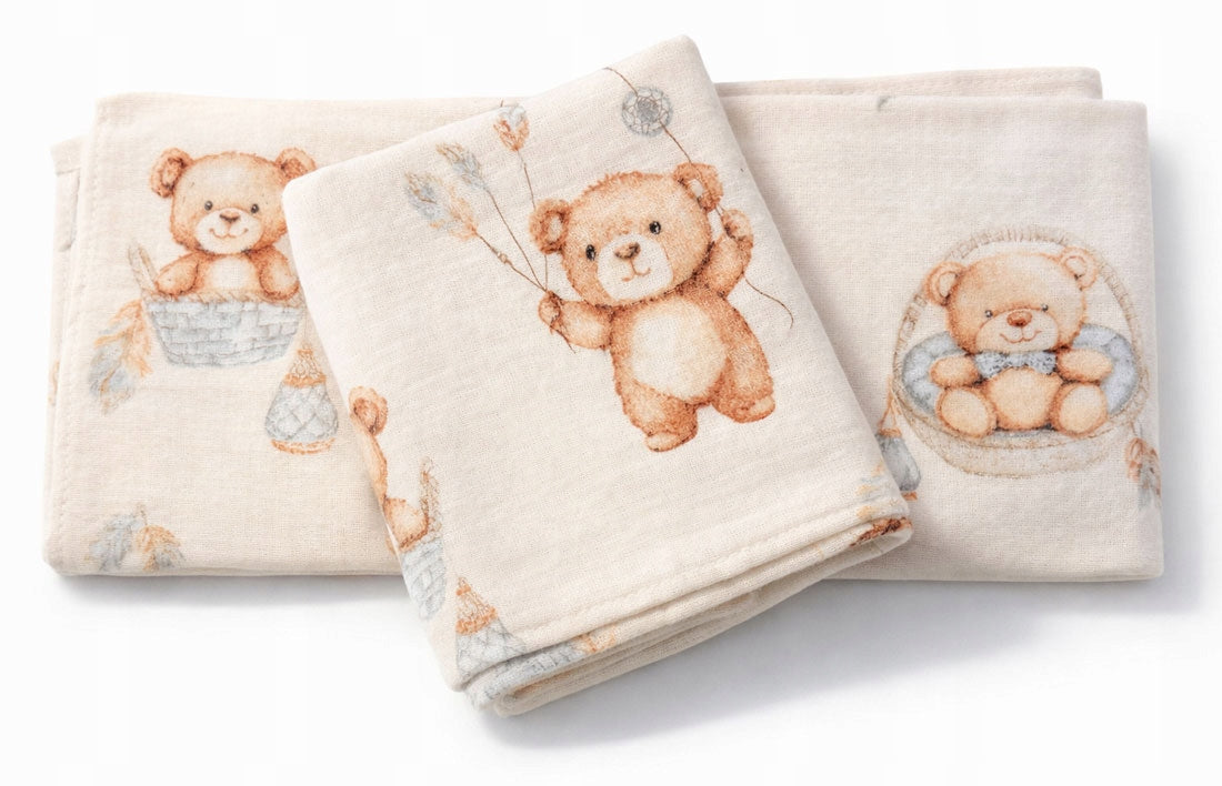 FLANNEL Diaper 5-PACK SET OF 5 COLORFUL FLANNEL THICK Brand Egakids