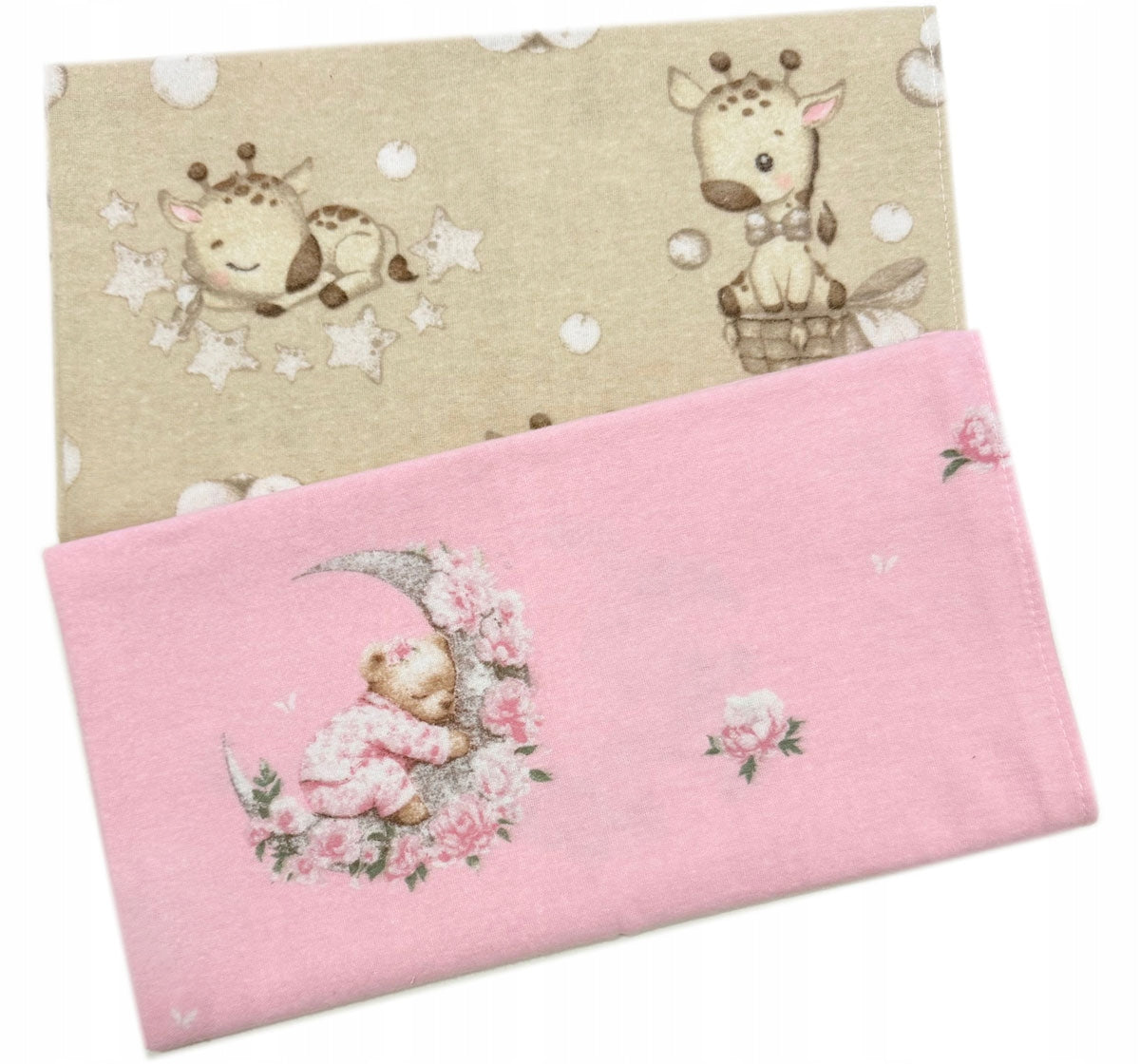 FLANNEL Diaper 5-PACK SET OF 5 Colorful Thick with FLANNEL Manufacturer code PIELUCHY FLANELOWE BAWEŁNA pieluszki WYPRAWKA
