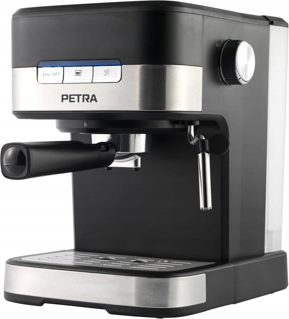 FLASK COFFEE MAKER PETRA black 1,5L+Milk frother 850W 15 bar