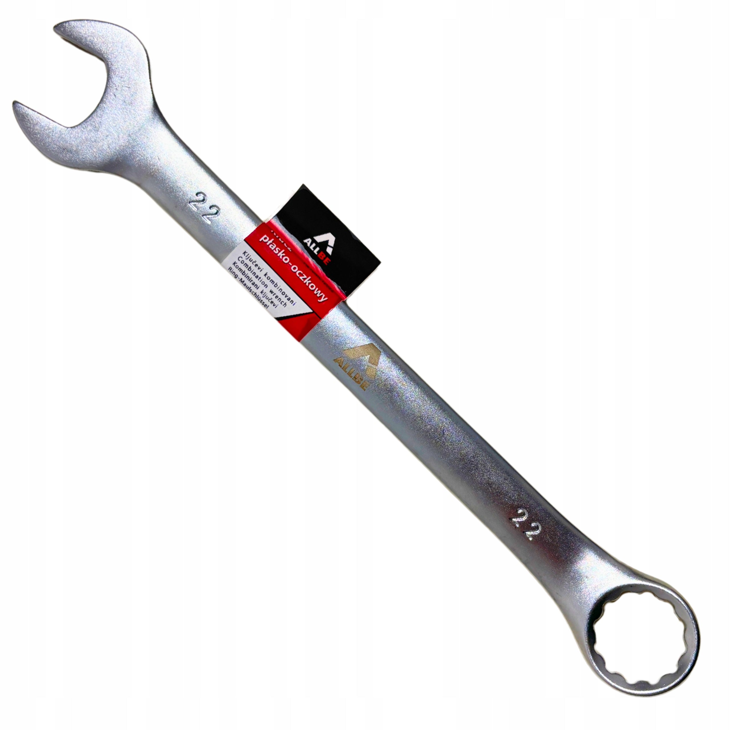FLAT EYE WRENCH 22mm STEEL CRV FLAT EYE WRENCH Cr-V STRONG SOLID Brand Allbe