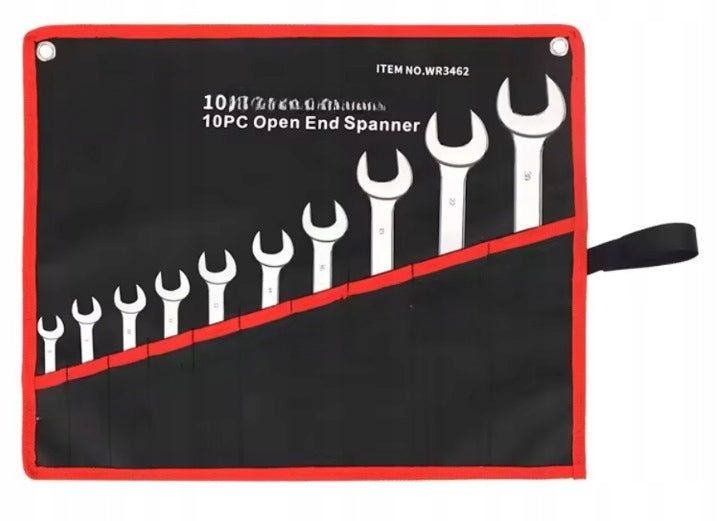 FLAT EYE WRENCHES 6-22 SET OF 12 KEYS FLAT CRV WRENCHES