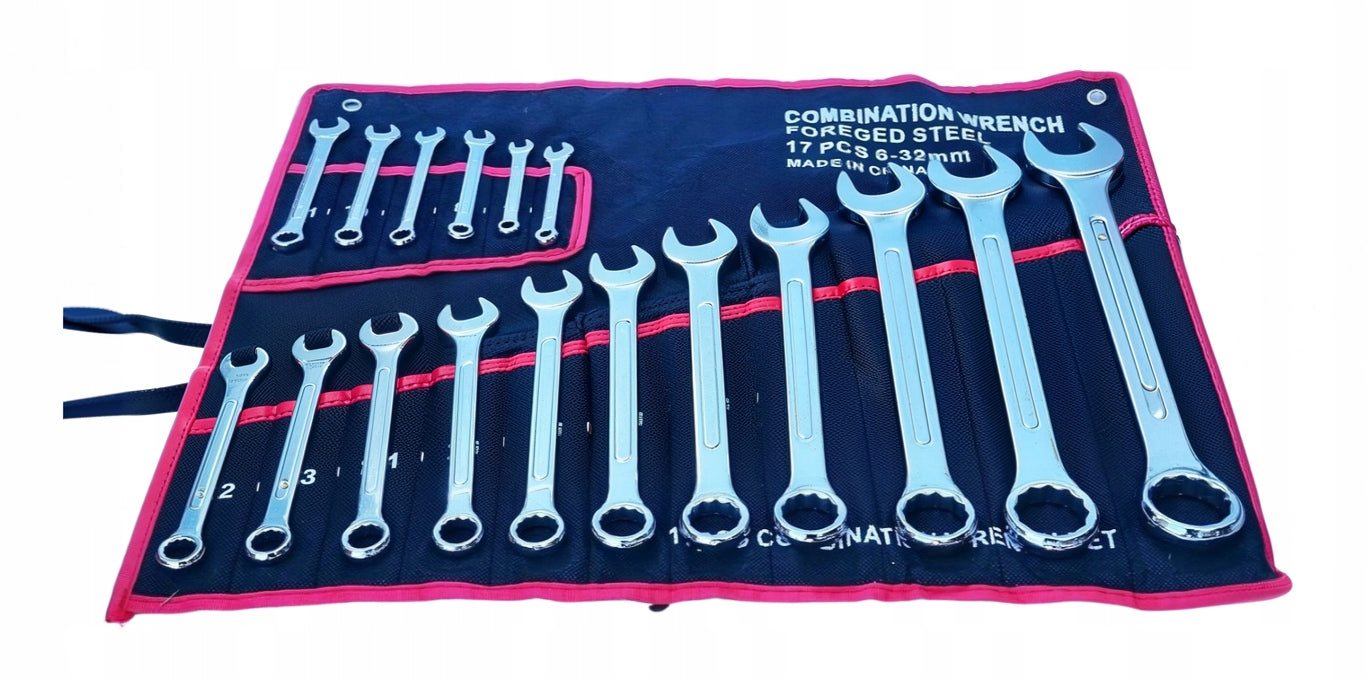 FLAT EYE WRENCHES 6-32 SET Flat Wrench Set Cover 17EL Key type combination