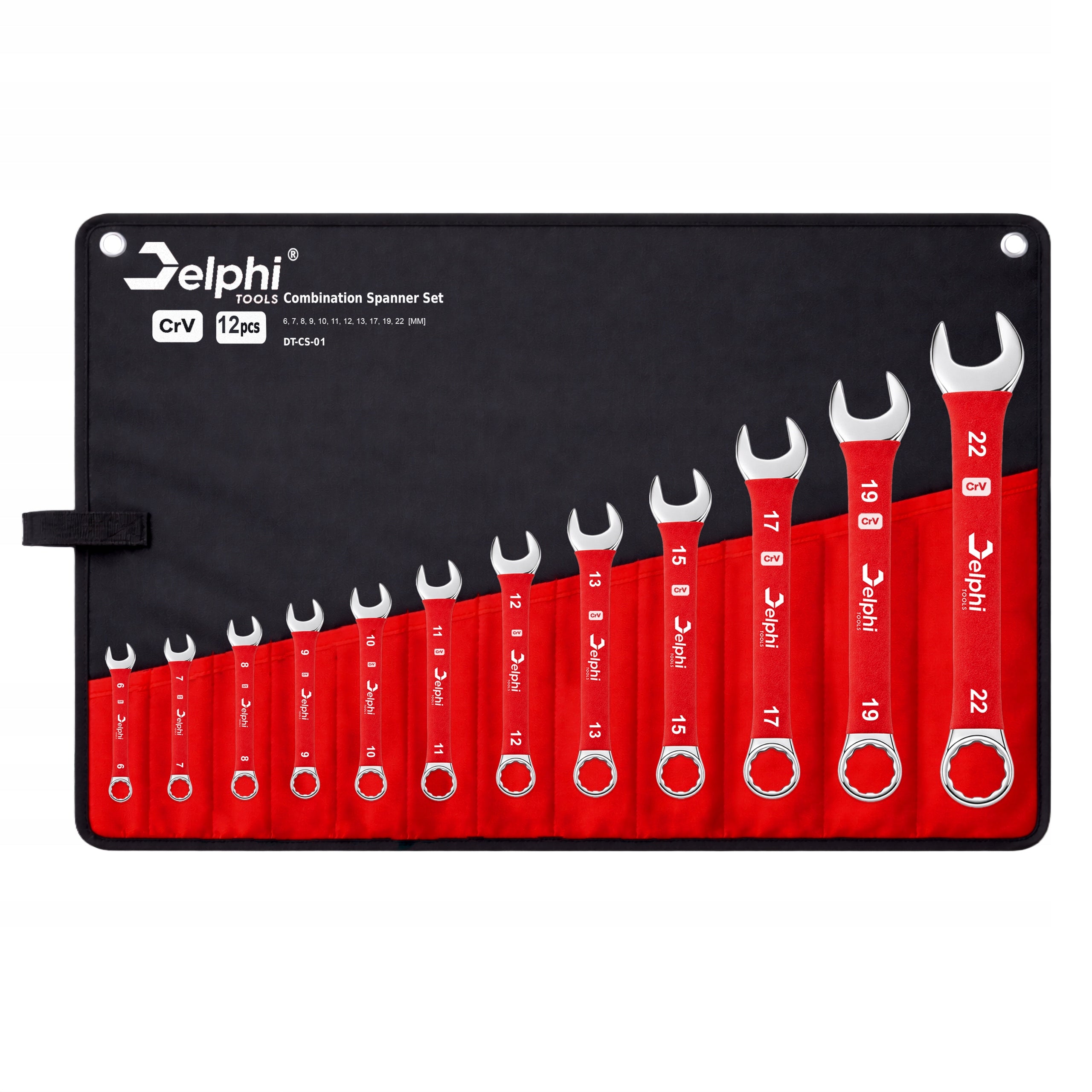 FLAT EYE WRENCHES FLAT EYE WRENCH SET 6-22 Manufacturer code Zestaw Klucz Płasko Oczkowy 12 szt. 6 22 mm