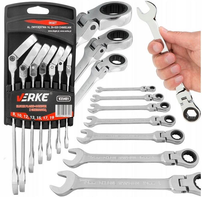 FLAT-EYE WRENCHES WITH RATCHET BROKEN 7el