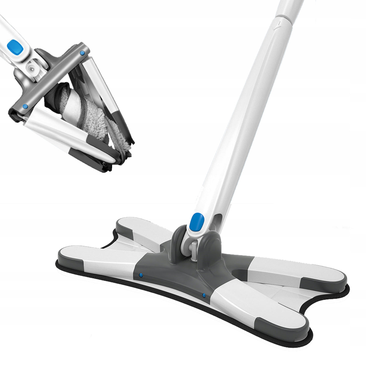 FLAT FLOOR MOP TYPE X ROTARY 360 SQUEEZER