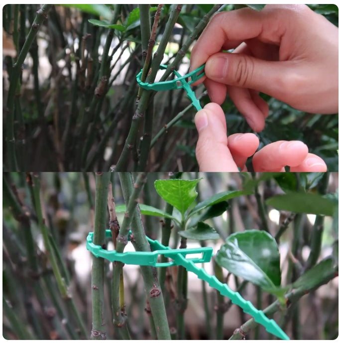 FLAT GARDEN BANDS FOR FASTENING PLANTS BRANCHES GREEN 13cm 100pcs Manufacturer code 5905247736451
