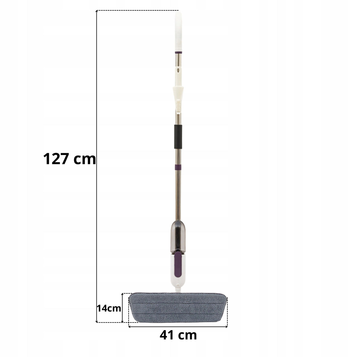 FLAT MOP WITH FLOOR WASHER LONG SPRAY + MICROFIBER CARTRIDGE EAN (GTIN) 5904441503852
