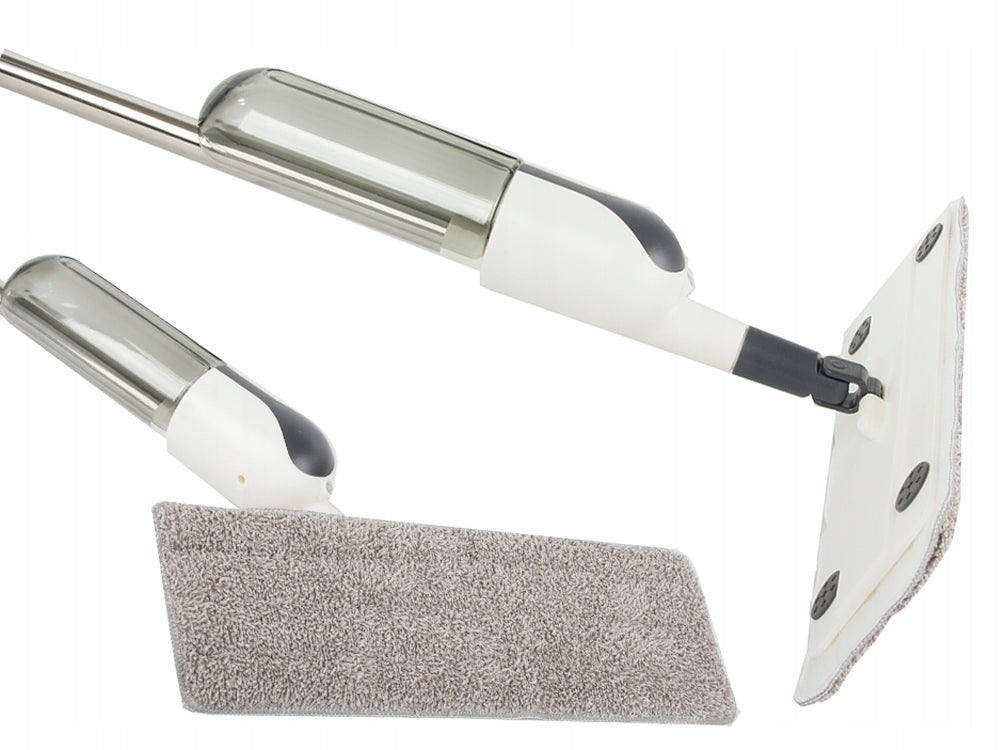 FLAT MOP WITH ROTARY WASHER SOLID SPRAY 3x MICROFIBER CARTRIDGES Brand Verk Group