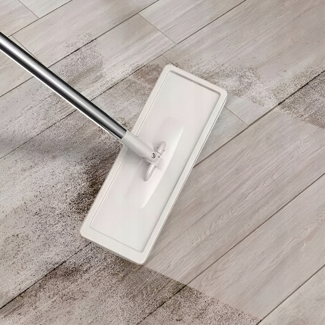 FLAT MOP WITH TWO-CHAMBER BUCKET SQUEEZER + 2 MICROFIBER INSERTS SET Packaging status original