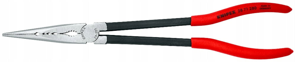 FLAT MOUNTING PLIERS WITH CROSS PROFILE 280MM 28 71 280 KNIPEX Product weight with unit packaging 0.24 kg