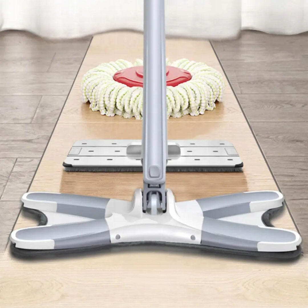 FLAT ROTARY MOP WITH FLOOR CLEANING SQUEEZER MICROFIBER CARTRIDGE EAN (GTIN) 5906280637033