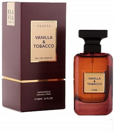 FLAVIA VANILLA + TOBACCO - Eau de Parfum - 100 ML Bottle - Unisex Packaging status original