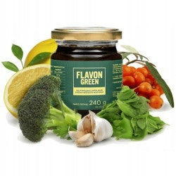 FLAVON GREEN flavonoidy + czosnek pietruszka seler = warzywa na odporność Brand Flavon