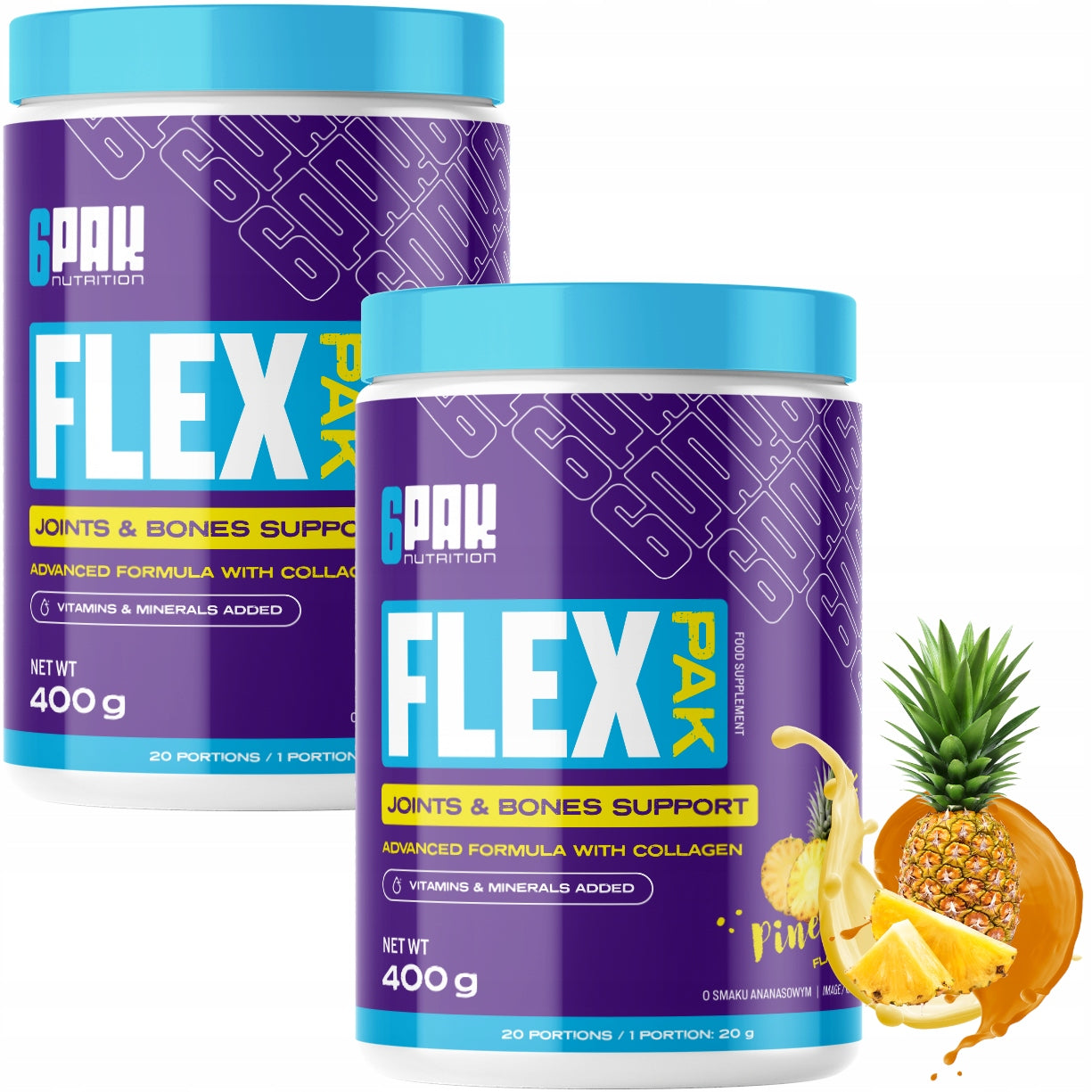 FLEX PAK 400G STRONG JOINTS COMPLEX 10 INGREDIENTS
