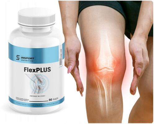 FLEX PLUS 90 kap COLLAGEN MSM GLUCOSAMINE CHONDROITIN BONE JOINTS | INSPORT Manufacturer code KADZIDŁOWIEC INDYJSKI KWAS HIALURONOWY