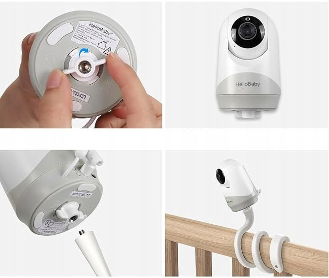 FLEXIBLE MOUNT FOR CHILDREN'S CAMERA HELLOBABY HB40/HB66/HB6550/HB6240 Manufacturer code B0CN6DXDBJ