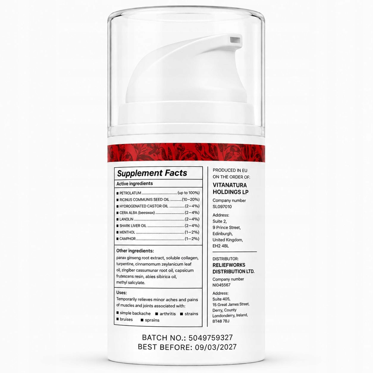 FLEXIHORIN FORTE – Cream for Flexible Joints & Easy Movement – 50 ml Brand Artresan