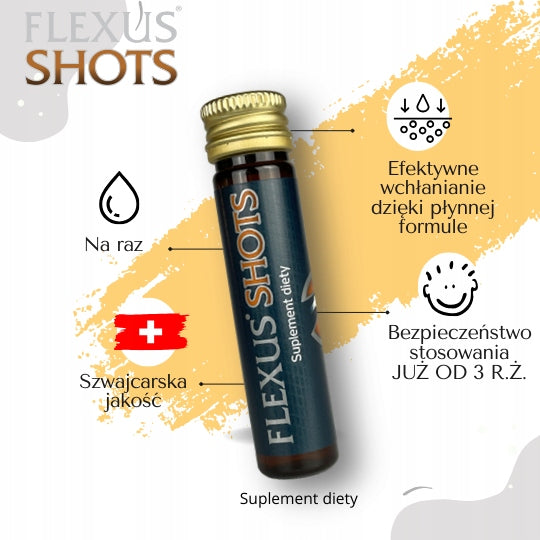 FLEXUS SHOTS Collagen for drinking joints knees, set of 2x20 vials Brand Valentis
