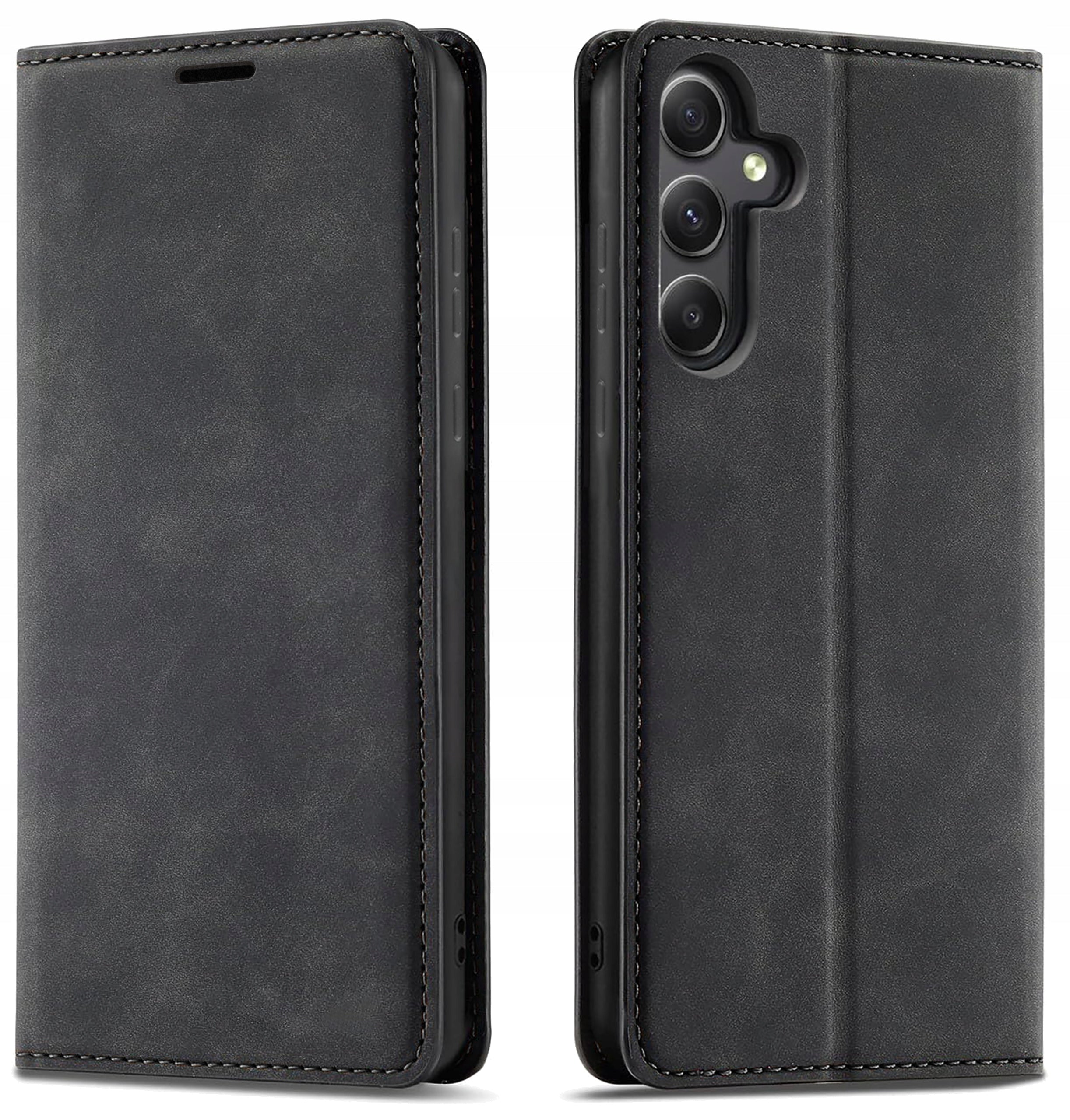 FLIP CASE for Samsung A34 5G Lockable Magnetic Holster + Glass Manufacturer code Kabura Pokrowiec Obudowa z klapką 2E38A