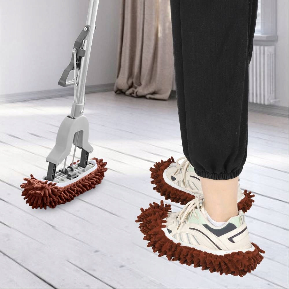 FLOOR CLEANING SLIPPERS WITH MOP PADS SHOES MOP FOR FLOOR CLEANING Brand no brand