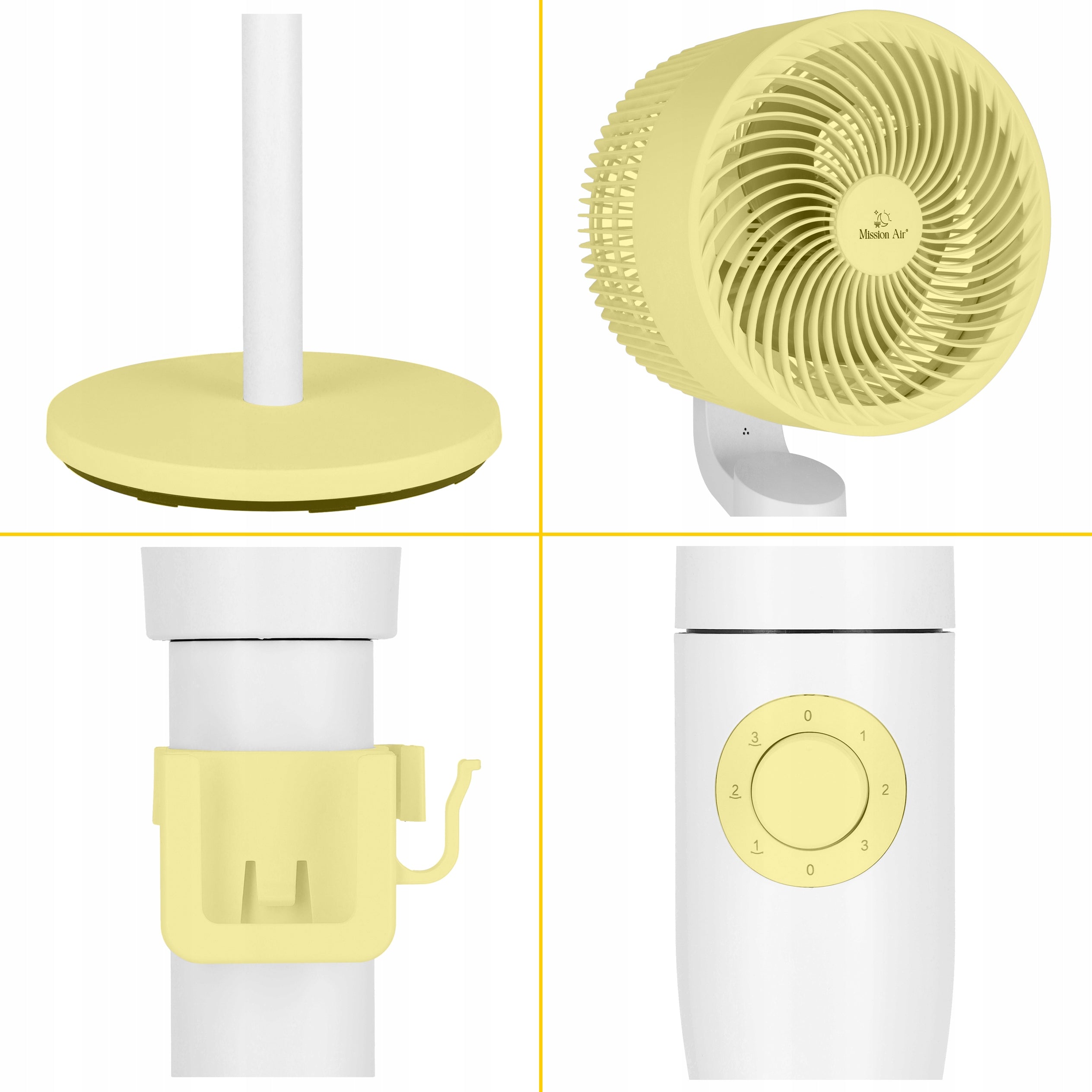 FLOOR FAN OSCILLATOR standing fan rotating oscillation SWING 40W Dominant color white