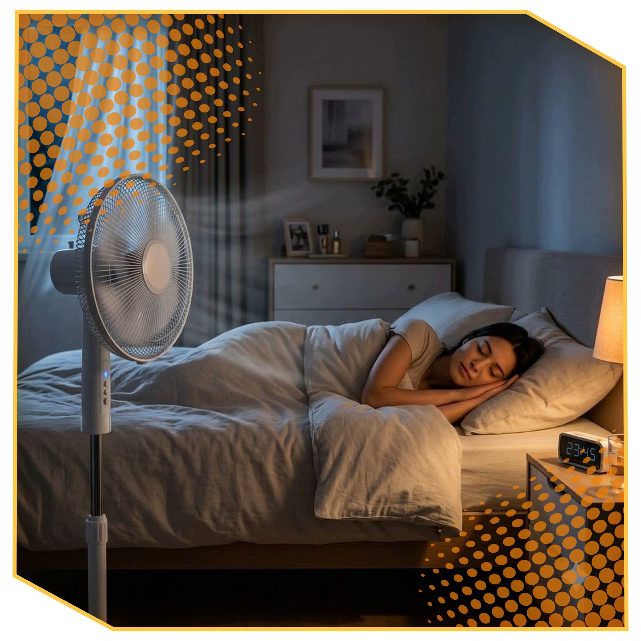 FLOOR FAN STANDING FAN QUIET STRONG LARGE 7 BLADES 3 GEARS Manufacturer code BIAŁY CYRKULATOR WIATRAK POKOJOWY WENTYLATOR