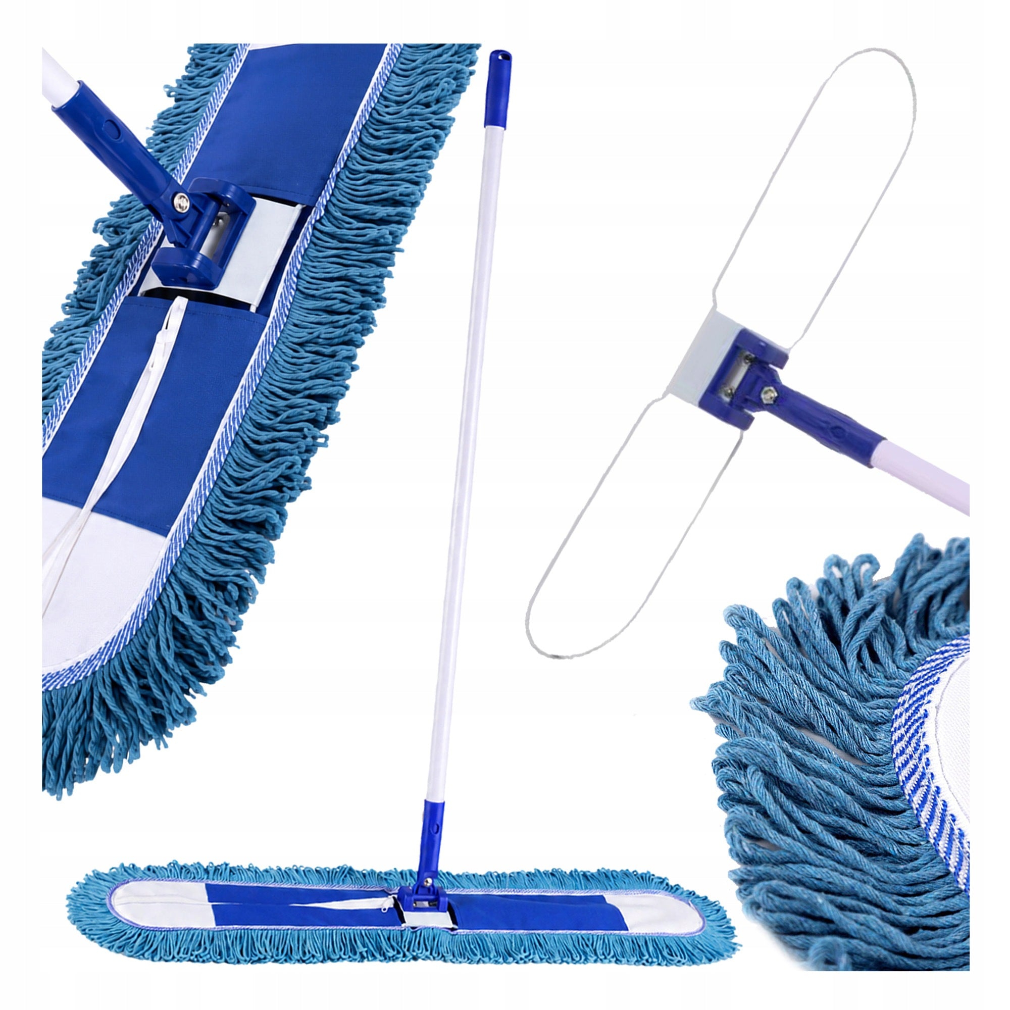 FLOOR MOP FLAT UNIVERSAL INDUSTRIAL 100CM FOR CLEANING ACRYLIC FLOORS