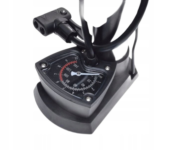 FLOOR PUMP WITH PRESSURE GAUGE Packaging status original